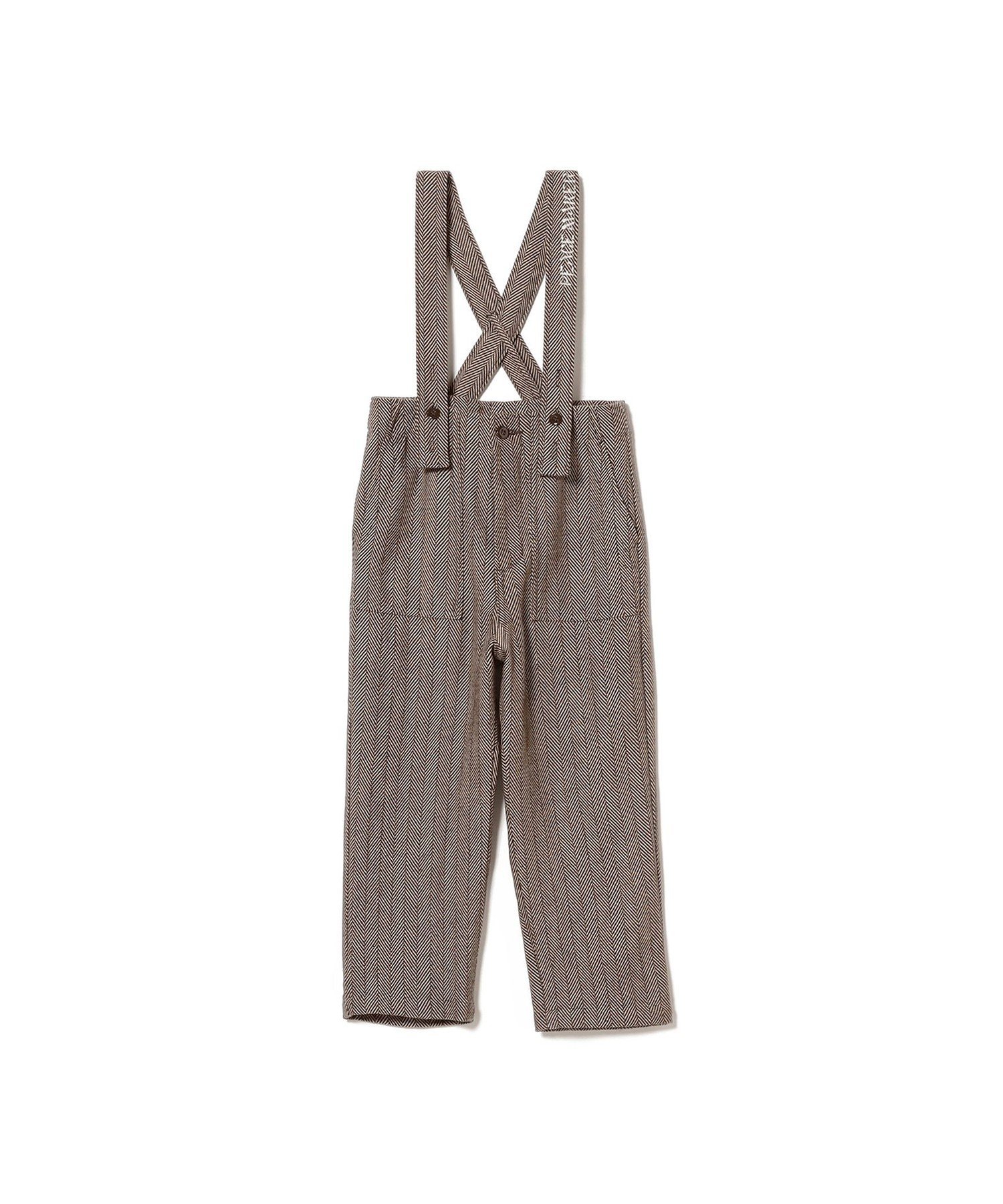 GO TO HOLLYWOOD / Брюки в елочку с подтяжками (100-150 см) B:MING by BEAMS, BROWN