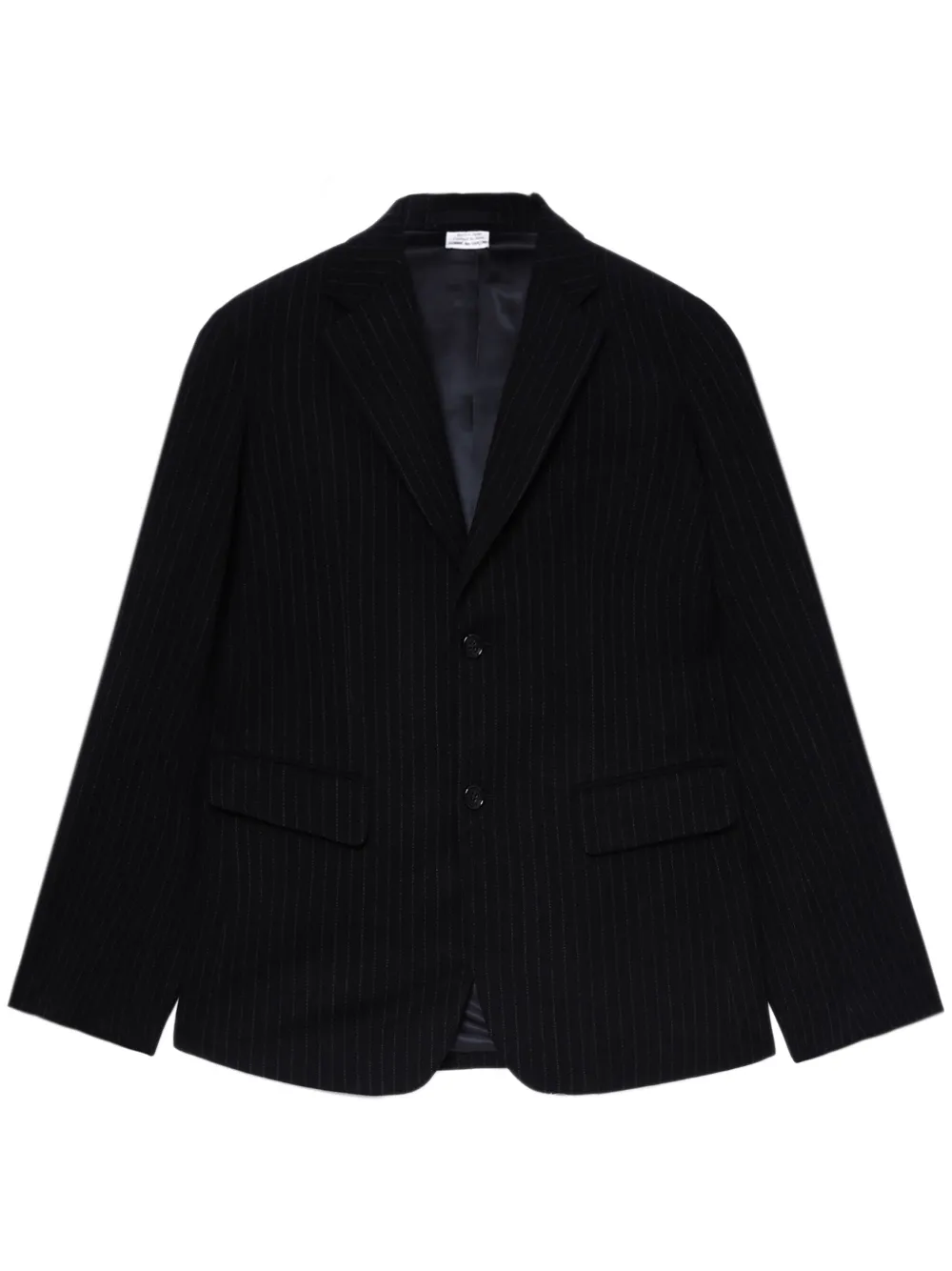 

Пиджак в тонкую полоску Comme des Garçons Homme Deux, черный