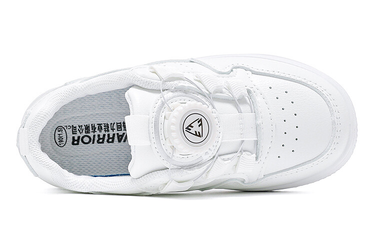 Кроссовки WARRIOR Kids Skateboarding Shoes Kids Low-top, белый/зеленый/розовый — фото 3