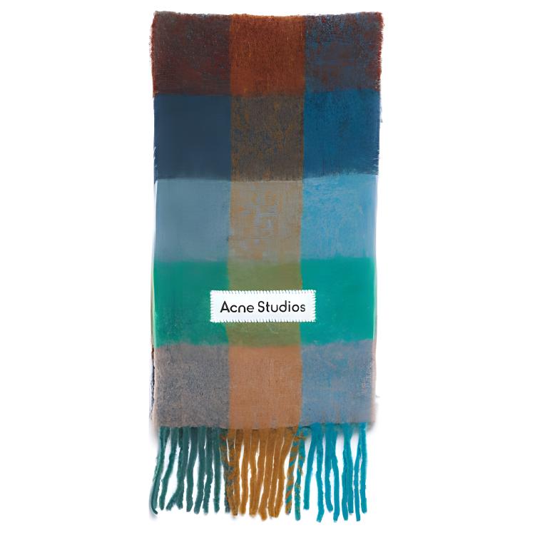 

Шарф с аппликацией Checked Logo Acne Studios