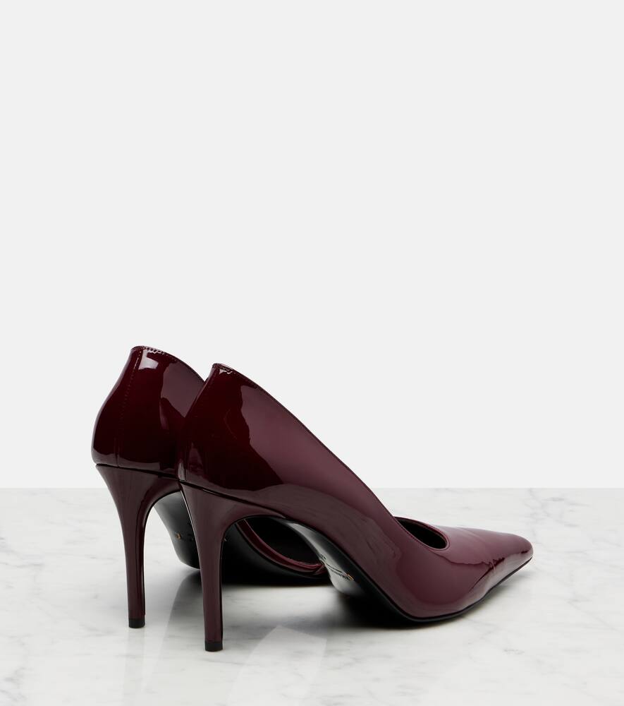 Туфли-лодочки Jett 85 из лаковой кожи Khaite, Oxblood — фото 2