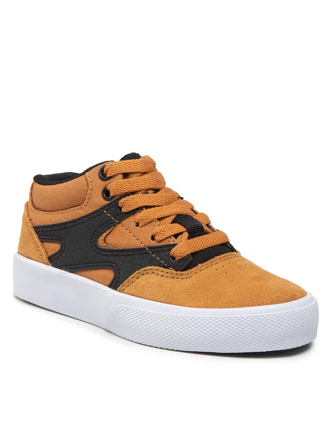 DC Shoes Кроссовки Kalis Vulc Mid ADBS300367 желтые — фото 2