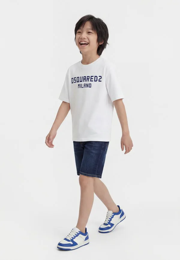 Футболка унисекс с принтом и свободным кроем Dsquared2, White