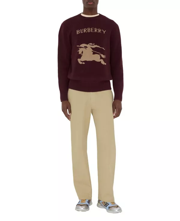 

Шерстяной кашемировый свитер Ekd Burberry, красный