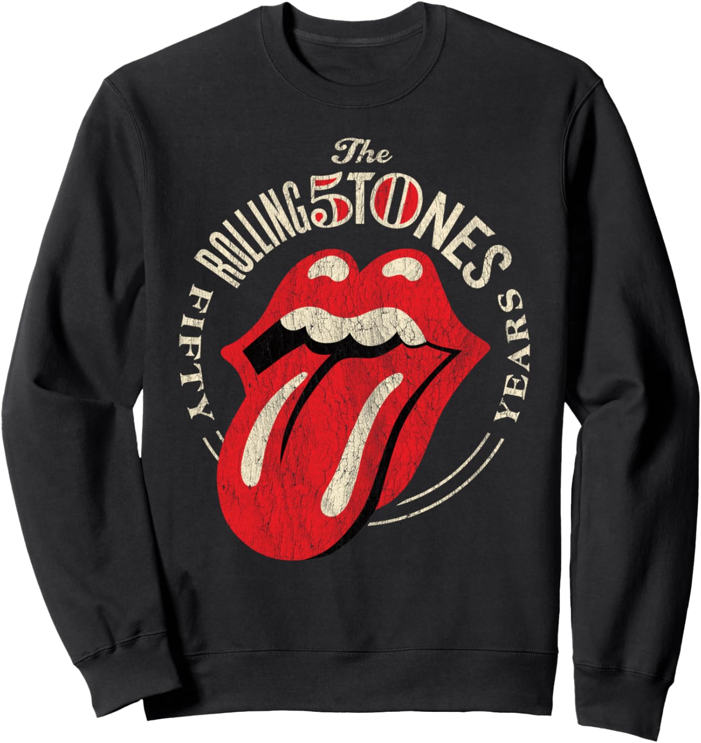

Толстовка с логотипом The Rolling Stones к 50-летию группы, черная, Черный, Толстовка с логотипом The Rolling Stones к 50-летию группы, черная
