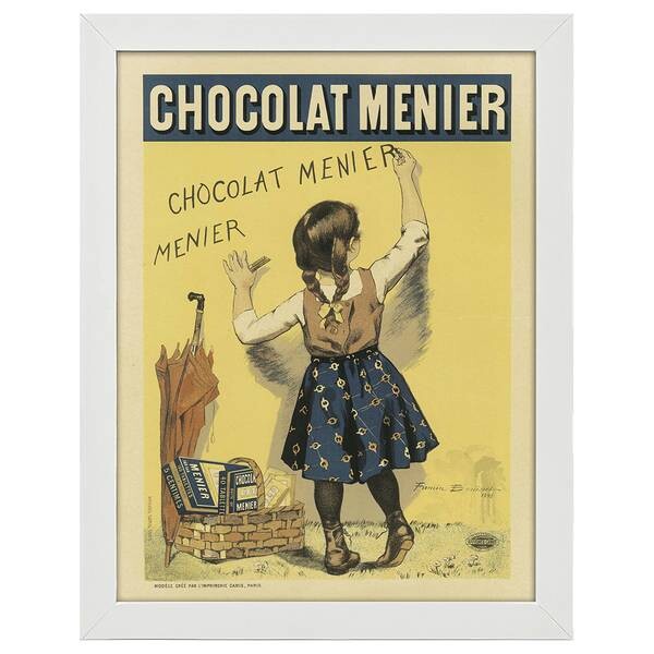 

Рамка для фотографий LegendArte Poster Chocolat Menier, белый