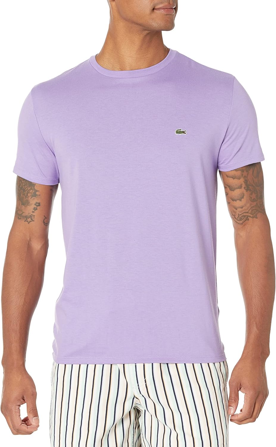 

Мужская футболка Lacoste с коротким рукавом и круглым вырезом из джерси Pima, Neva Purple, Фиолетовый, Мужская футболка Lacoste с коротким рукавом и круглым вырезом из джерси Pima, Neva Purple
