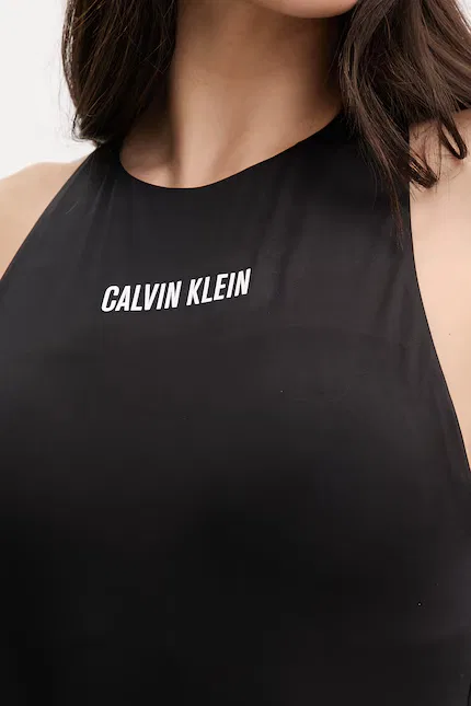 Купальник слитный Calvin Klein, черный — фото 4