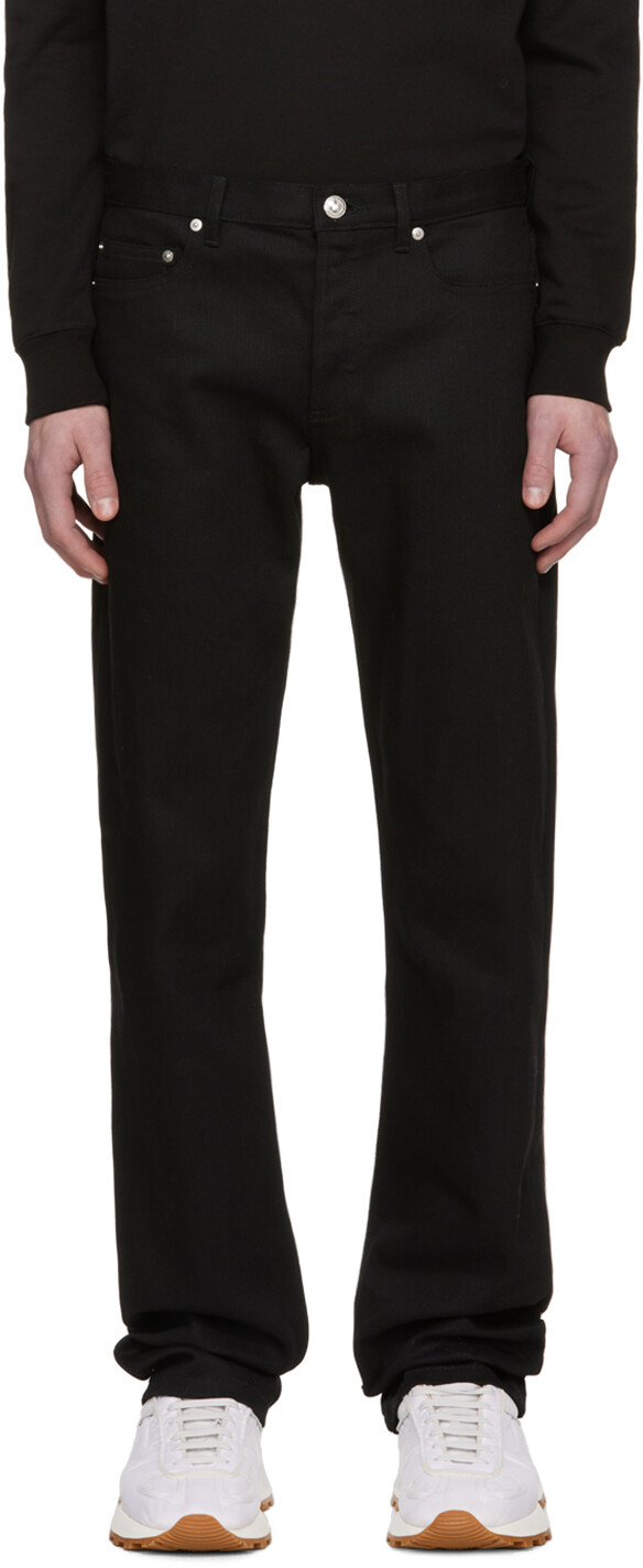 

Черные джинсы New Standard A.P.C., цвет Black