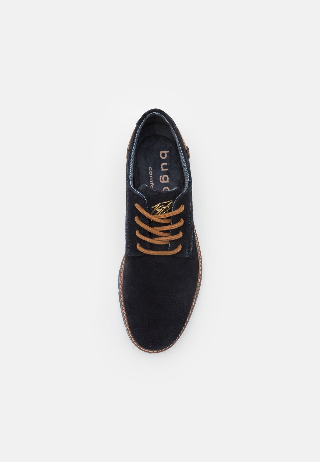 Спортивные туфли на шнуровке Simone Comfort bugatti, цвет dark blue — фото 4