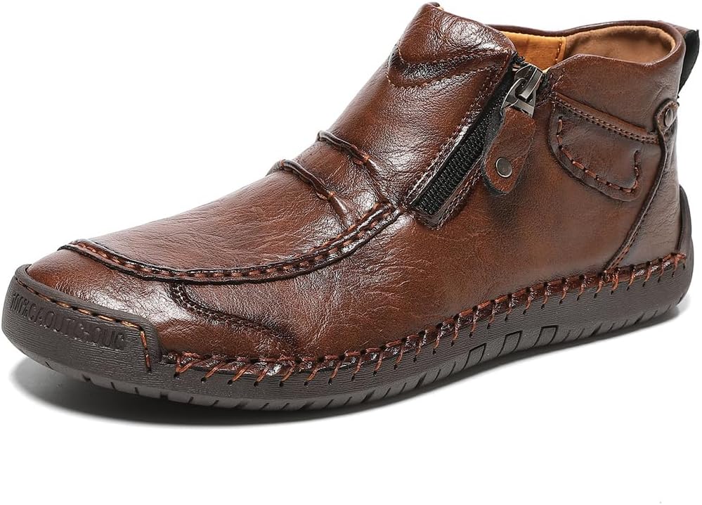 

Кожаные ботинки SWZEC Ferano, коричневый