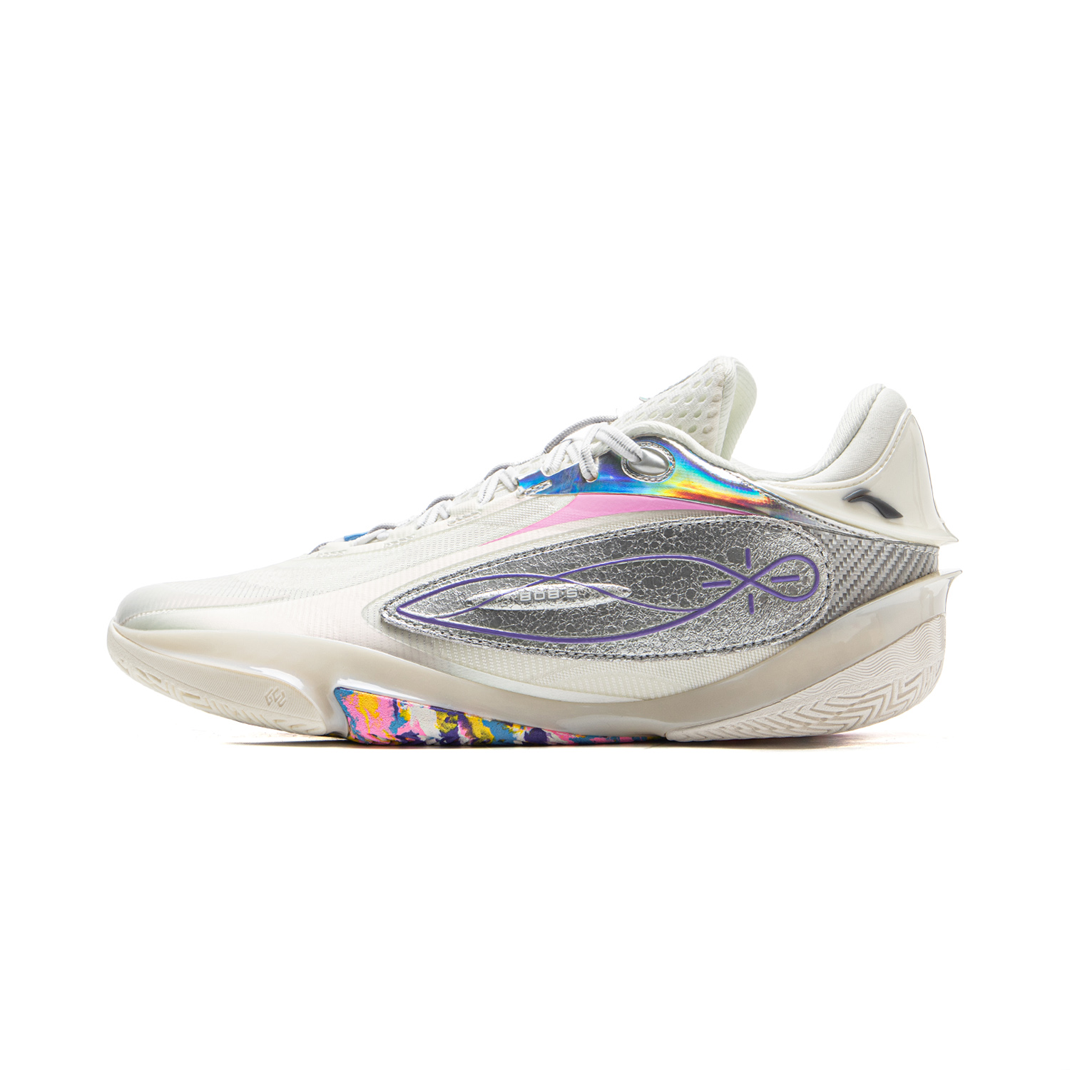 

LINING Баскетбольные кроссовки Wade 808 5 ULTRA, мужские, низкие, цвет шампанского, белые