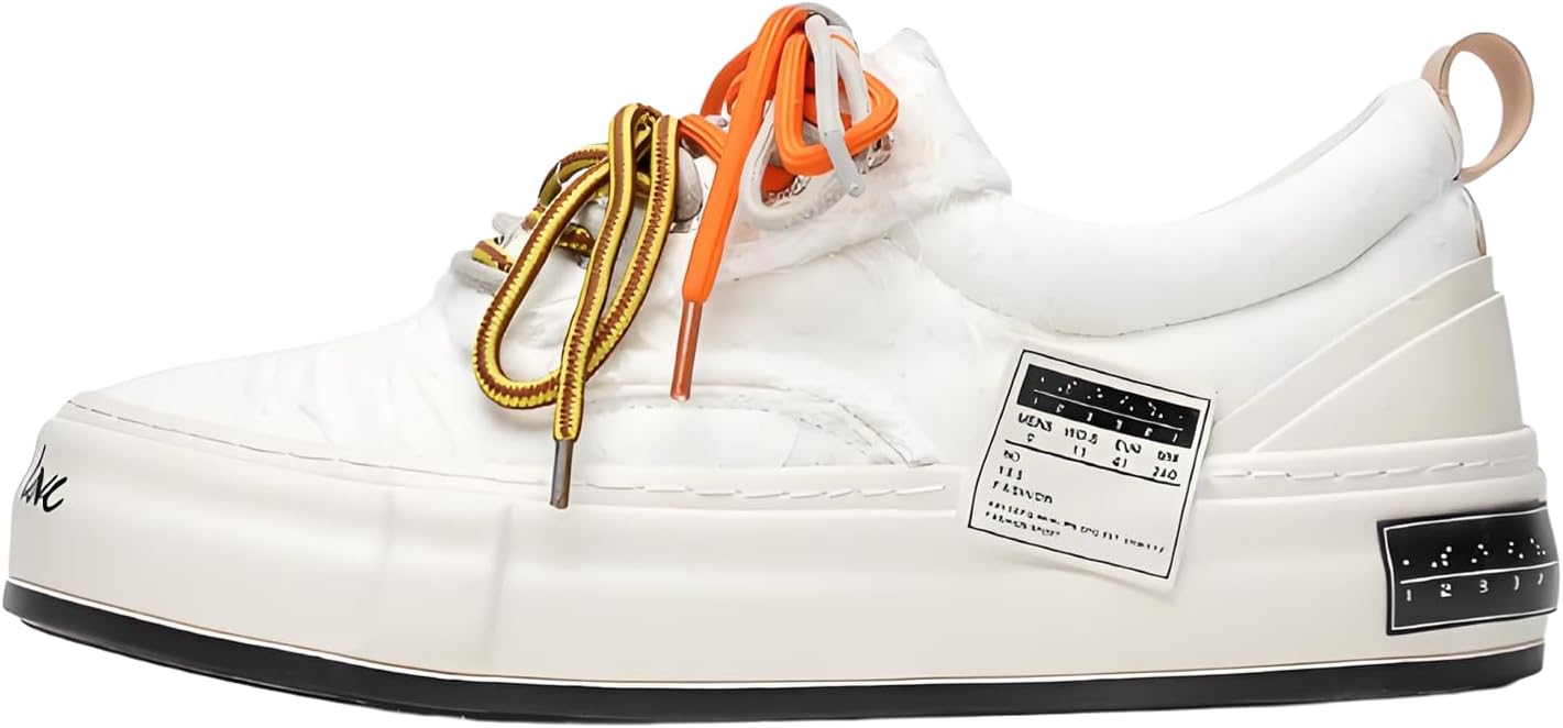 

Женские кроссовки на платформе с бахромой, массивные тканевые туфли, трехцветные, на шнуровке, с эффектом увеличения роста, для повседневной ходьбы и бега Ojqih, белый