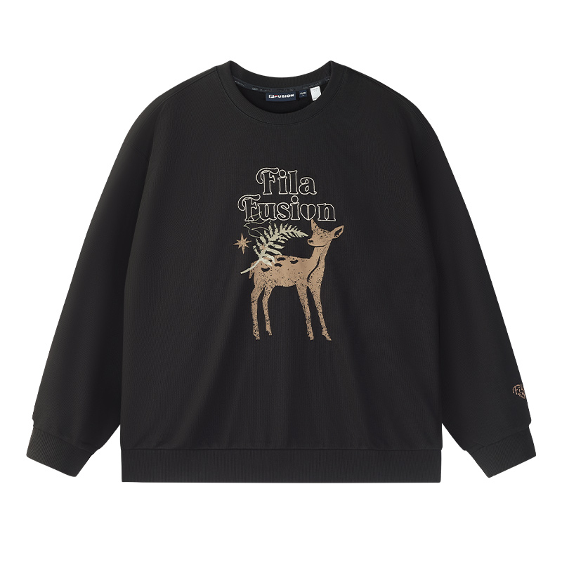

Свитшот унисекс Meteorite Iron Black FILA FUSION