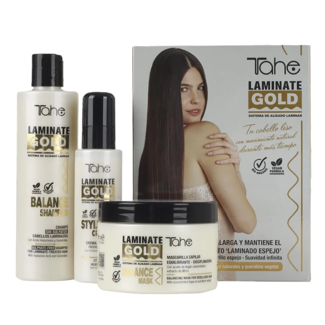 Набор для ламинирования волос «Laminate Gold Smoothing» от Tahe Tahe