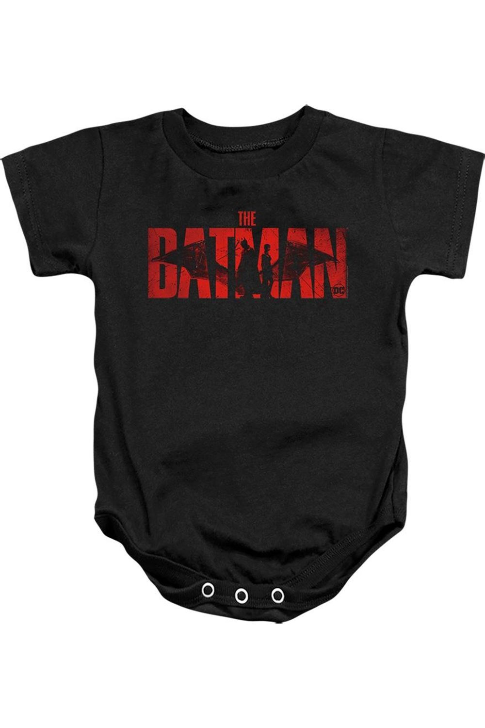 

Детский комбинезон "Бэтмен и Женщина-кошка" на кнопках Gildan, черный