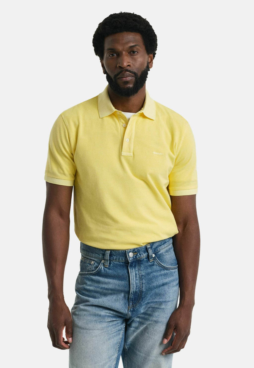 

Рубашка поло SUNFADED GANT, желтый