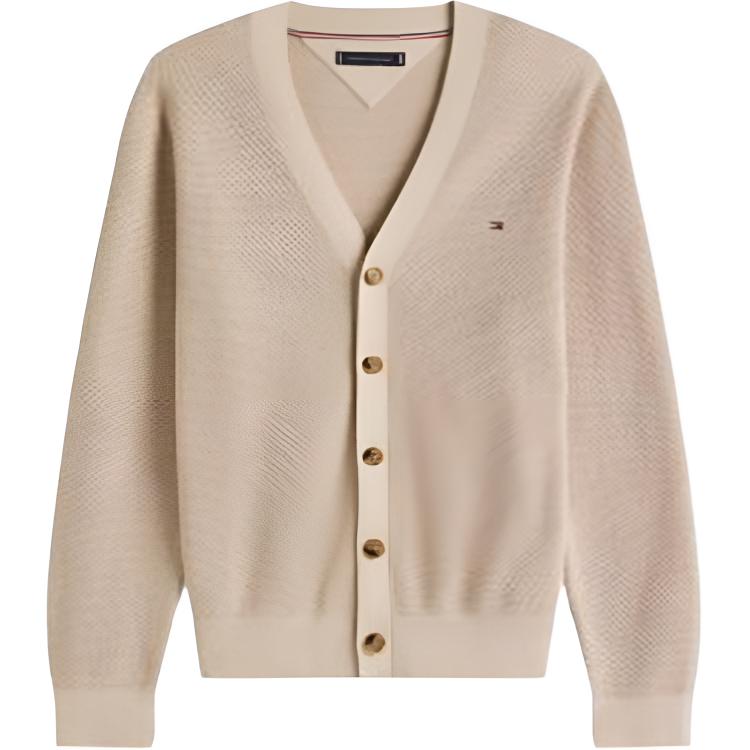Tommy Hilfiger Трикотажный свитер цвета хаки Men's Khaki — фото 2