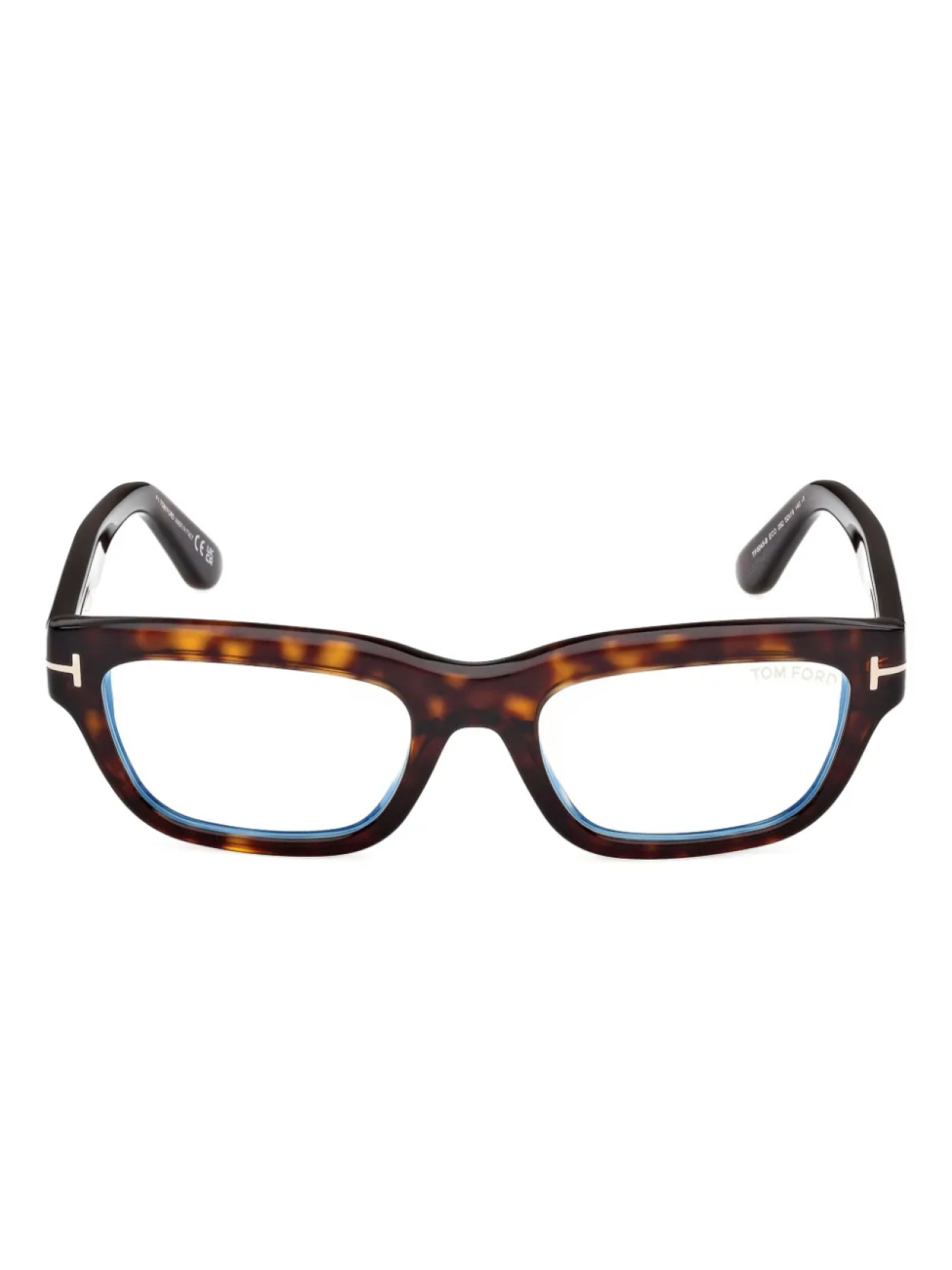 

Очки TOM FORD Eyewear прямоугольные в черепаховой оправе, коричневый