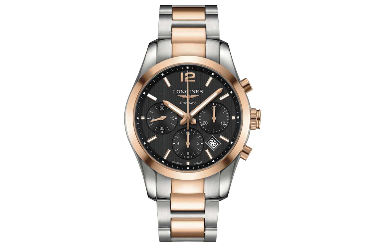 

LONGINES Часы Men's Watchmaking Tradition Collection Watch, Black Dial