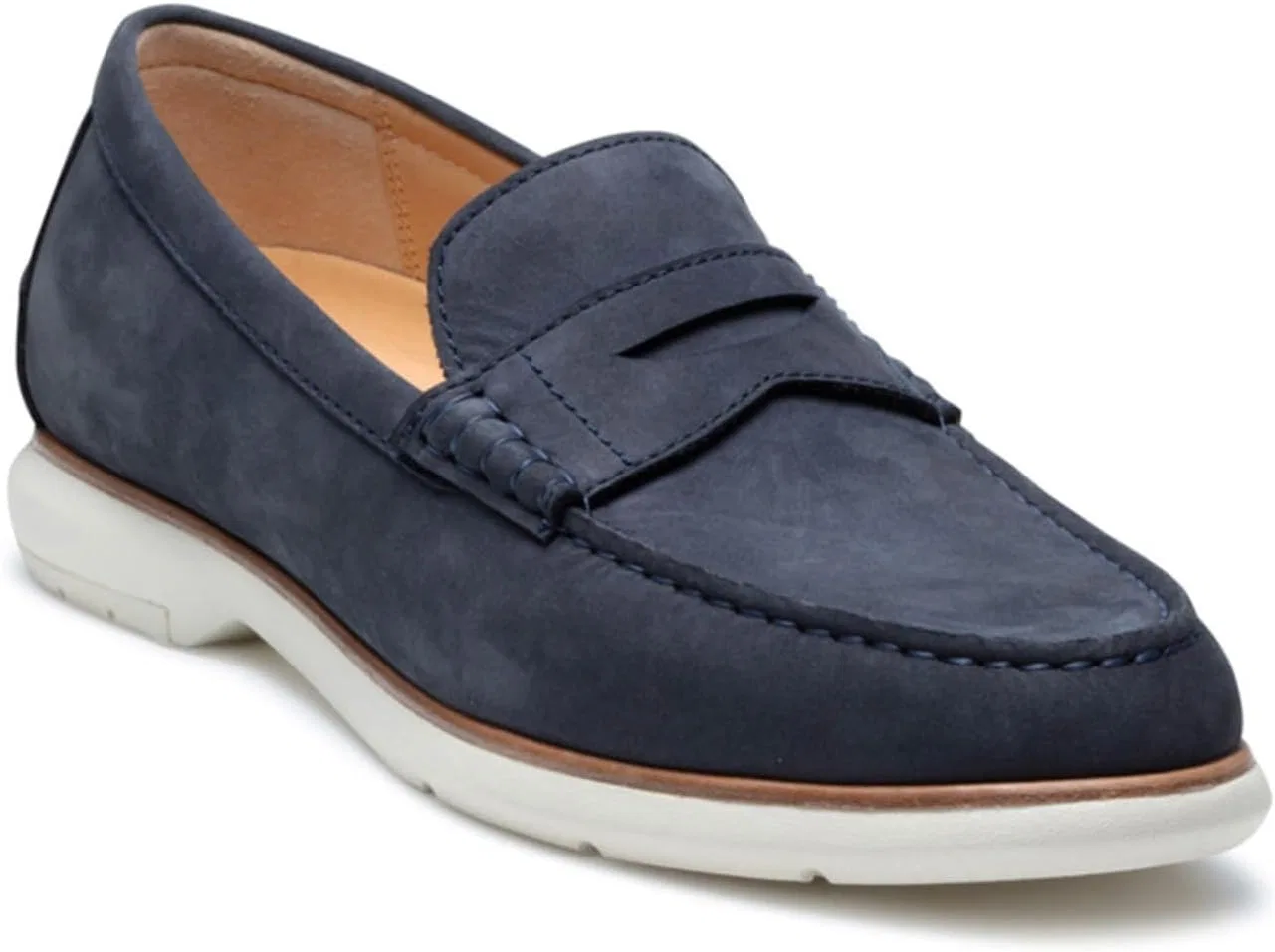 Лоферы мужские REGAL Penny Loafer, синий замшевый