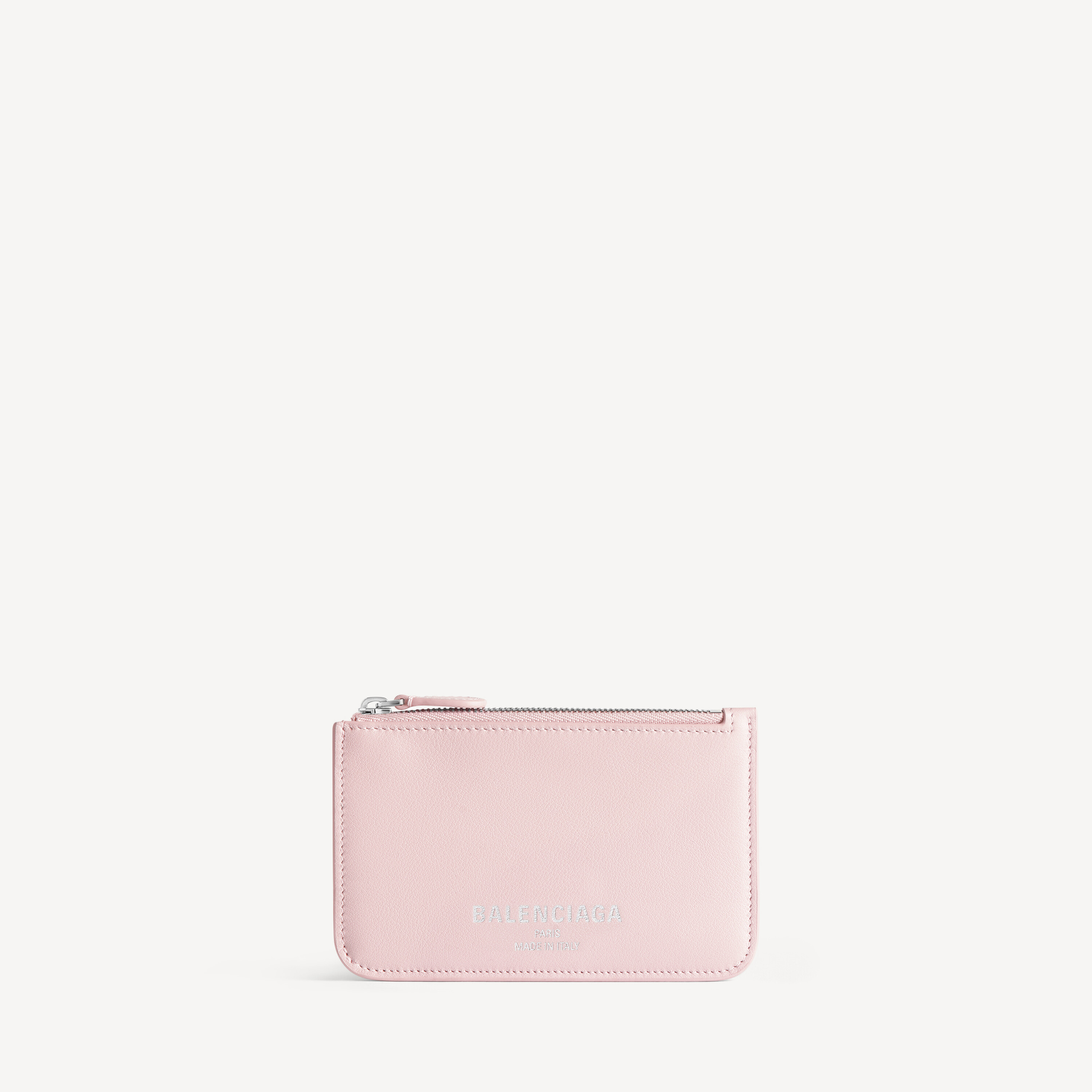 

Женский длинный держатель для монет и карт cash 2.0 из розовой замши BALENCIAGA, замшевый розовый