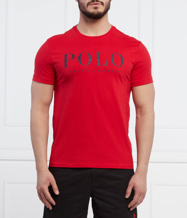 

Футболка Polo Ralph Lauren Custom Slim Fit с логотипом, красный