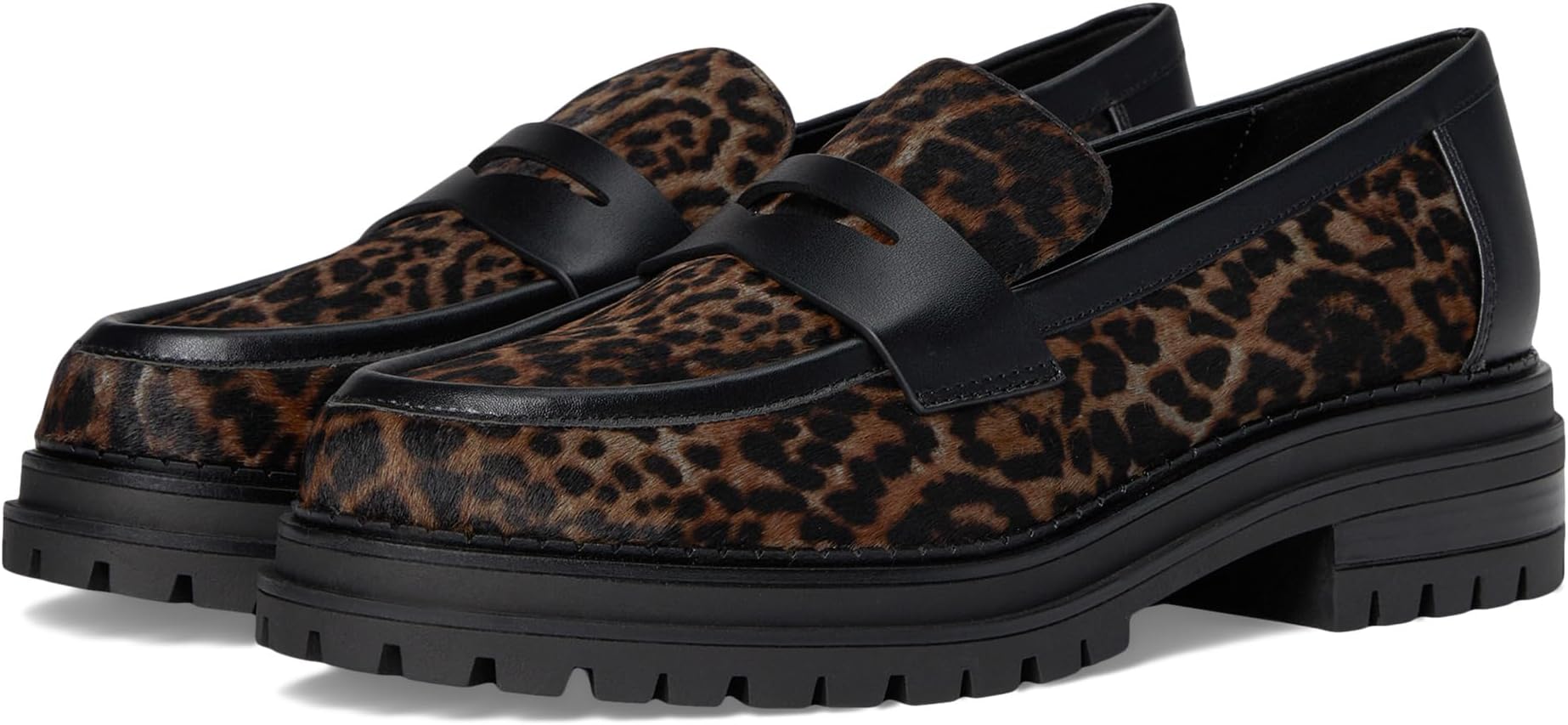 Лоферы Calvin Klein Grantly, Dark Natural Leopard Multi