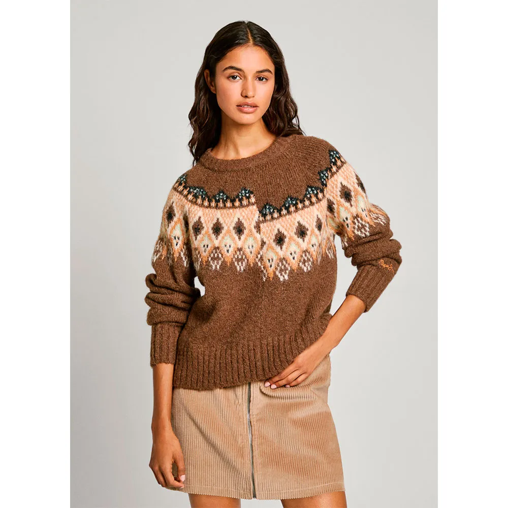 

Свитер Pepe Jeans Holly, коричневый