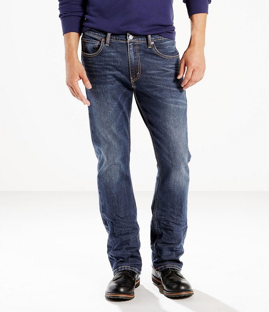 

Levi's 527 Slim Bootcut Жесткие джинсы, синий