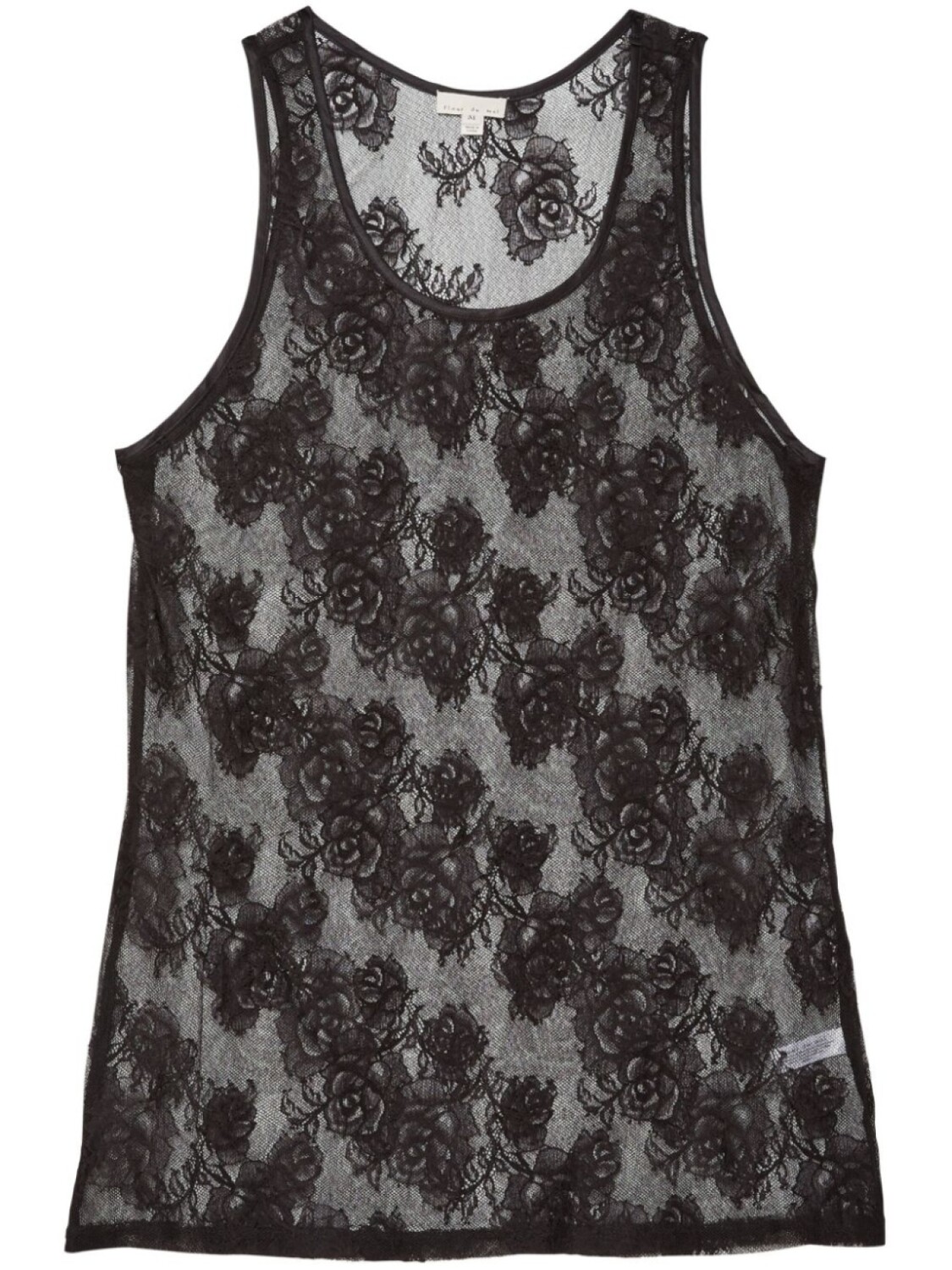 

Fleur Du Mal кружевной топ Bouquet, черный