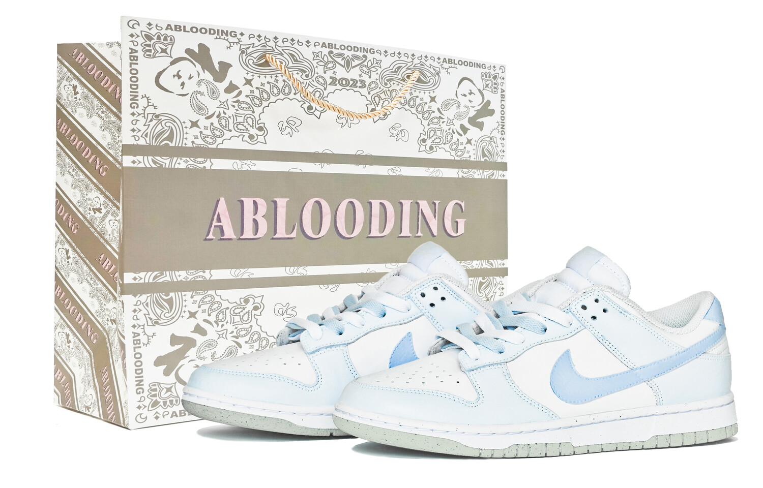 

Кроссовки Nike Dunk Skateboard Shoes Women's Low-Top Blue