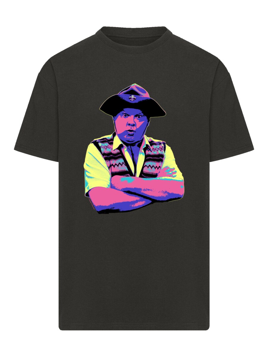 

Рубашка F4NT4STIC TV Times Benny Hill In Character 1989 Pop Art, черный