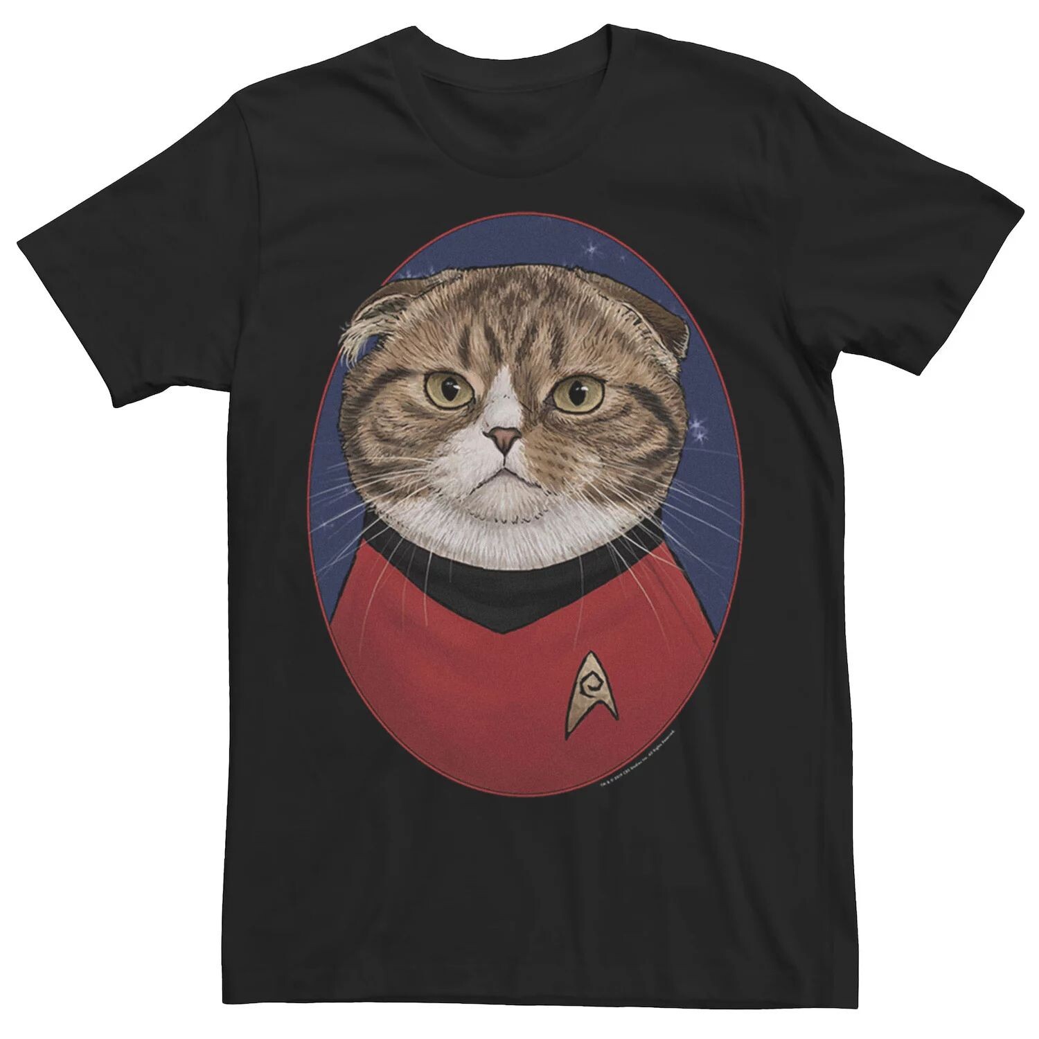 

Мужская футболка Star Trek Scotty Cat Licensed Character