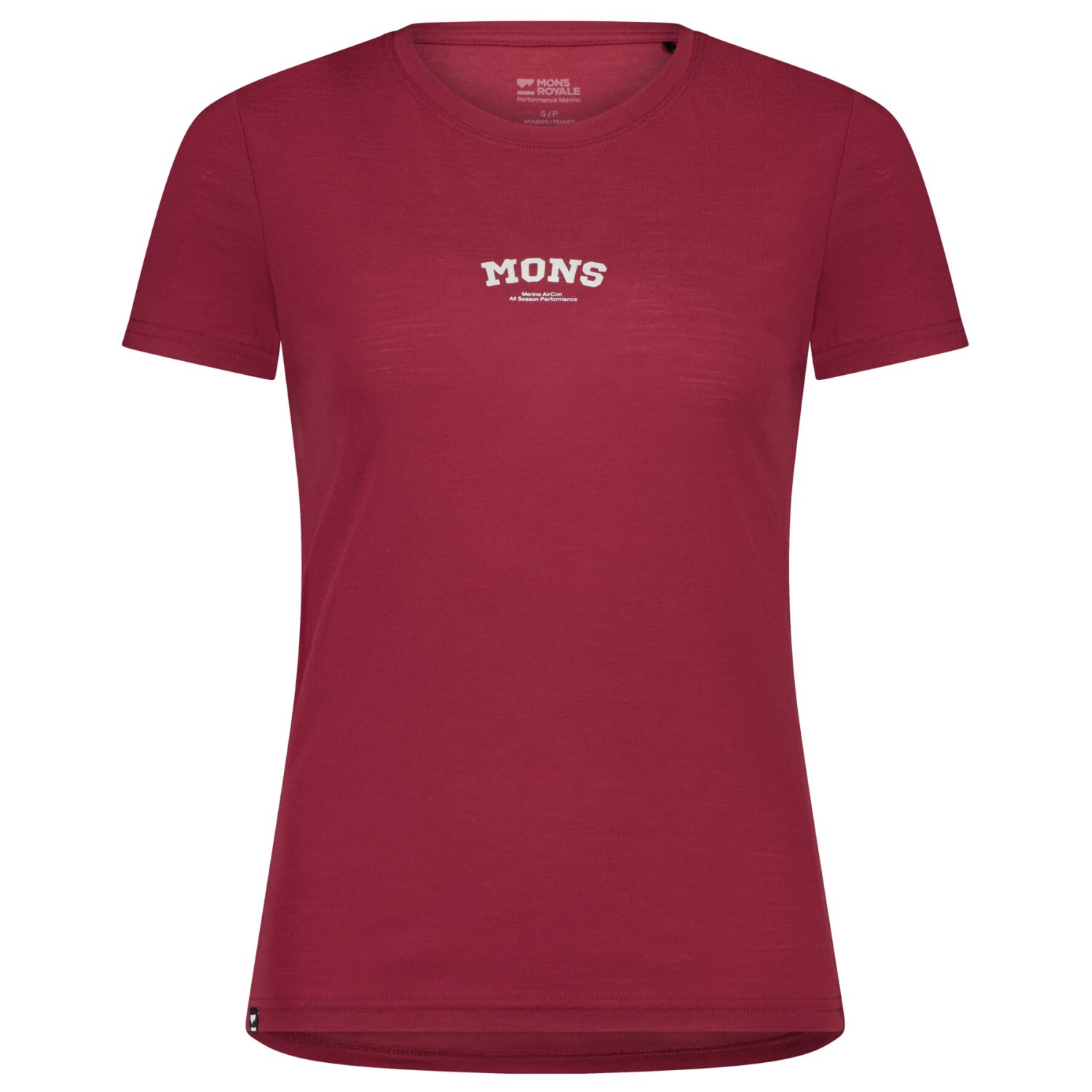 

Футболка Mons Royale Icon Tee, цвет Cherry