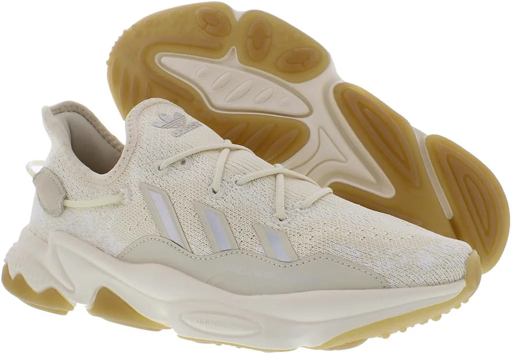 Мужские кроссовки Adidas Ozweego Tr на шнуровке, бежевый/белый — фото 4