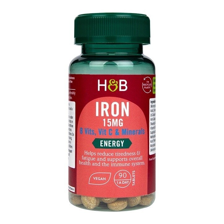 

БАД, Holland & Barrett, Железо, 90 капс Inna Marka