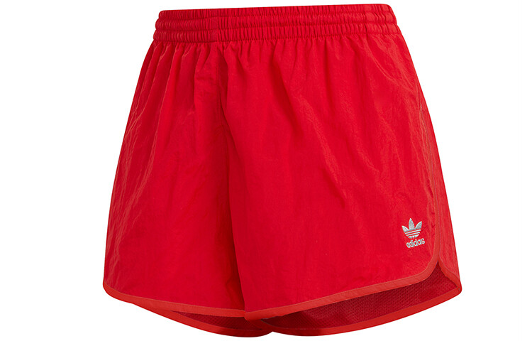 

Женские повседневные шорты с тремя полосками, красные Adidas Originals