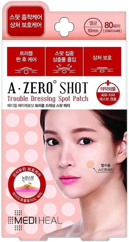 Пластырь для проблемной кожи MEDIHEAL A-zero Shot Trouble Dressing Spot Patch