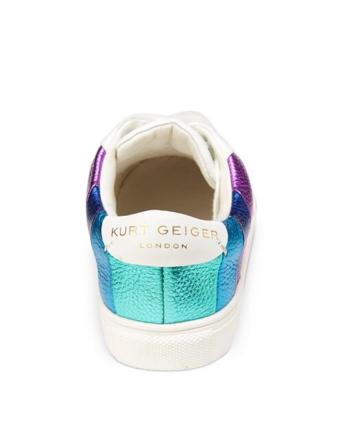 Низкие кроссовки Mini Lane Stripe для девочек – для малышей и больших детей KURT GEIGER LONDON, цвет White — фото 3