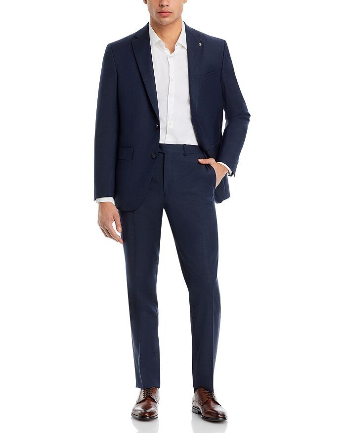 

Костюм стандартного кроя Jack Victor Napoli Sharkskin, синий