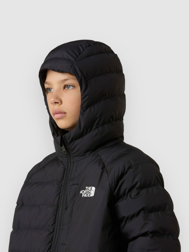 Куртка THE NORTH FACE Reversible Perrito Hooded Kids Jacke, tnf black/smoked pearl — фото 4