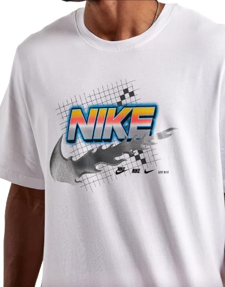 Мужская гоночная футболка Nike, White — фото 3