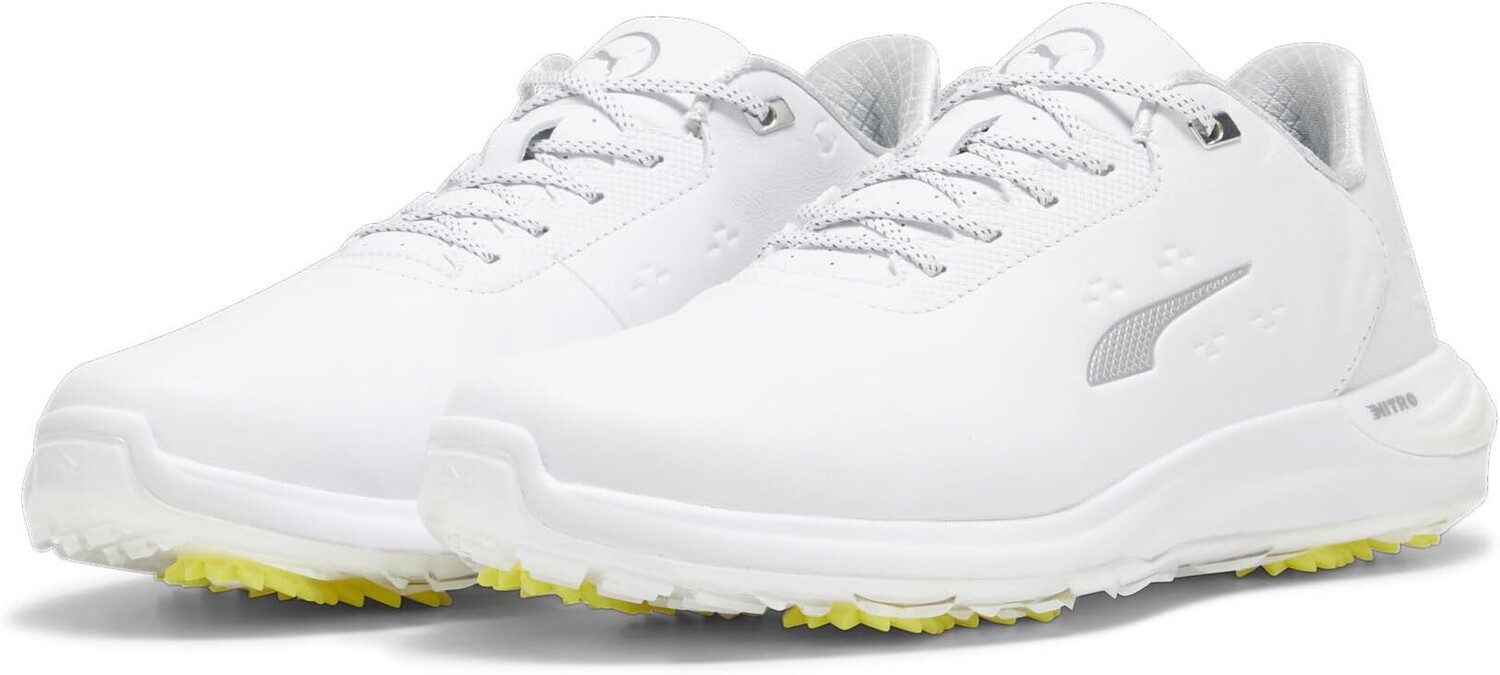 

Кроссовки PUMA Golf Phantomcat Nitro, цвет Puma White/Puma Silver/Feather Gray, Белый, Кроссовки PUMA Golf Phantomcat Nitro, цвет Puma White/Puma Silver/Feather Gray