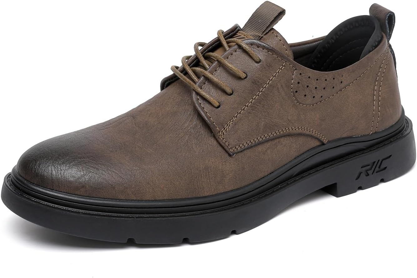 

Мужские классические туфли kkdom на шнуровке, формальные оксфорды для бизнеса, светло-коричневый