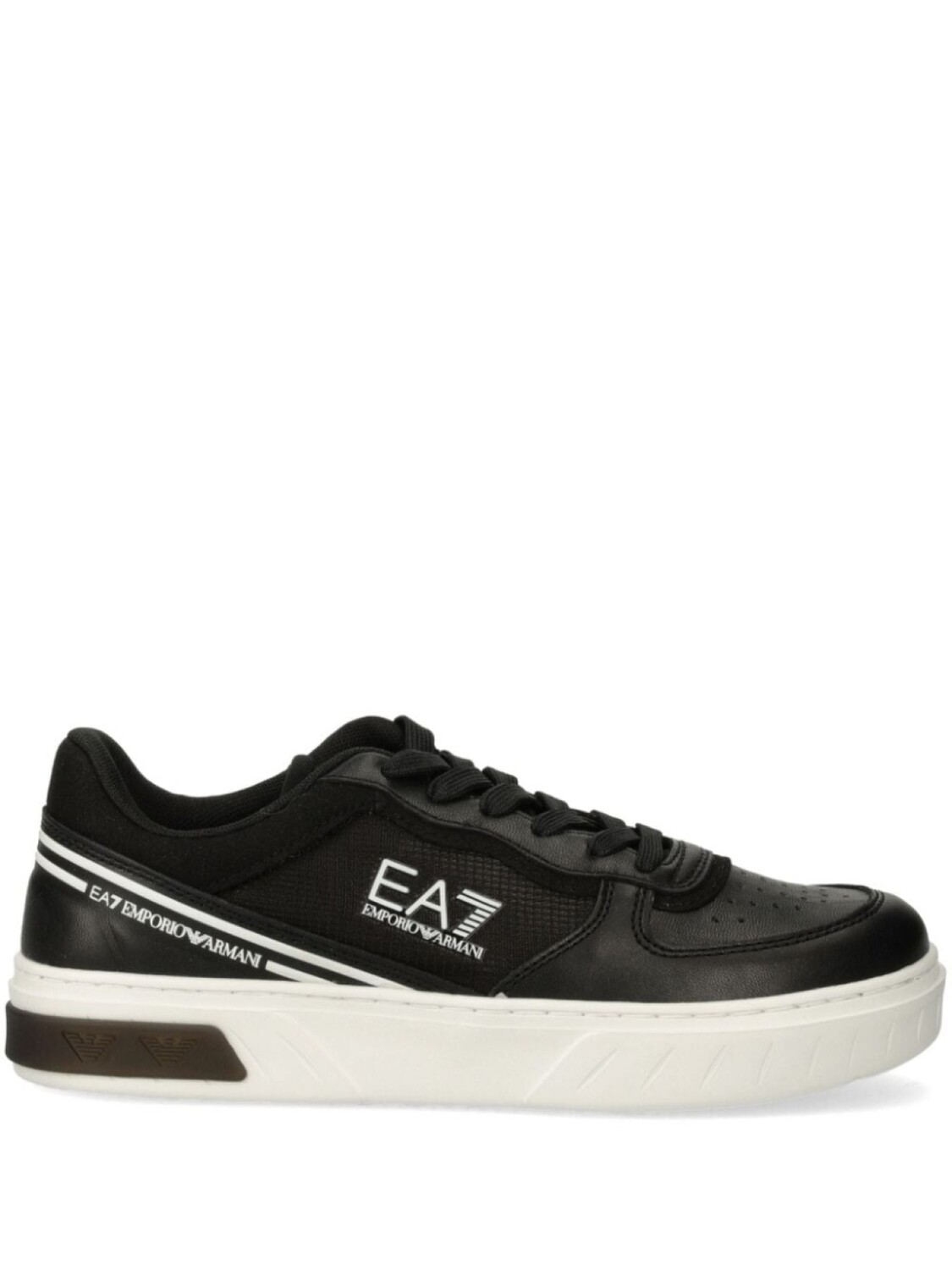 Кроссовки с нашивкой-логотипом Ea7 Emporio Armani, черный