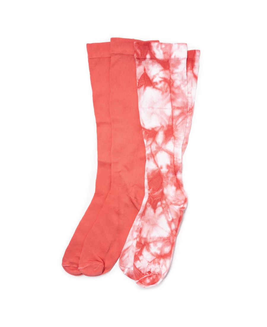 

Женские компрессионные носки (2 пары в упаковке) MUK LUKS, Rose/rose