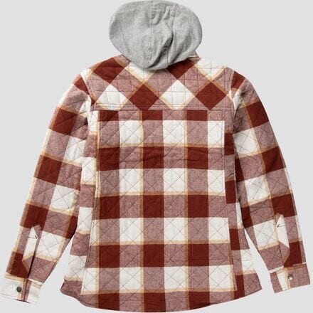 

Фланелевая куртка-рубашка с капюшоном женская Dickies, цвет Fired Brick Campside Plaid