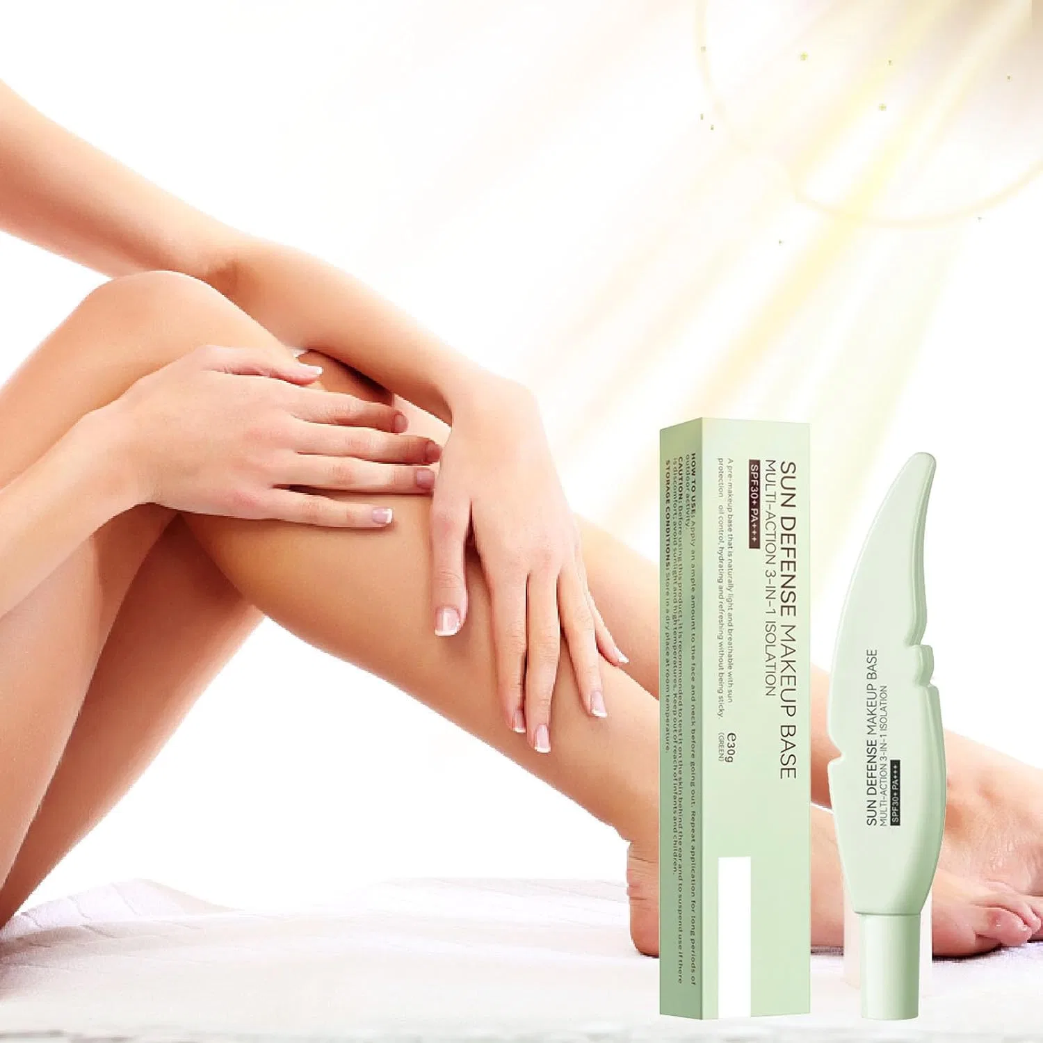 Солнцезащитный консилер SPF 30+ PA+++, Generic, 30 г, армейский зеленый — фото 2