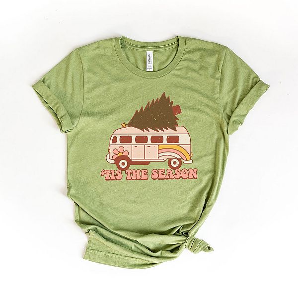 

Футболка с принтом Hippie tis the season Simply Sage Market, Light Green, Зеленый, Футболка с принтом Hippie tis the season Simply Sage Market, Light Green